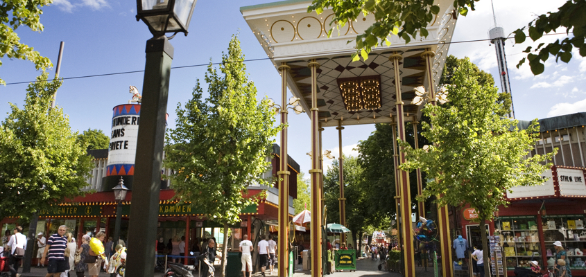 The amusement park Gr&ouml;na Lund in Stockholm uses Tork EasyCube. (photo)