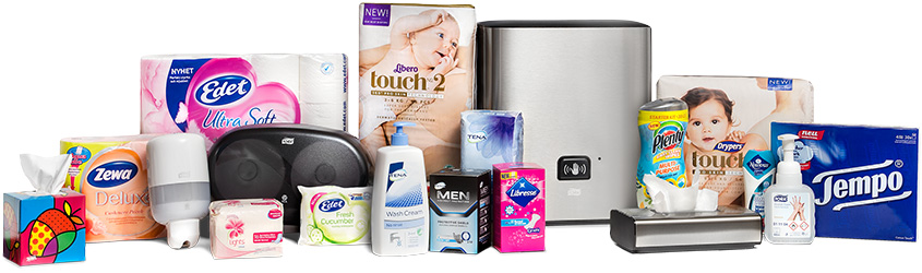 SCA Product range (photo)