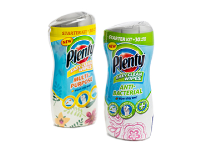 New Plenty Easy Clean Wipes (photo)
