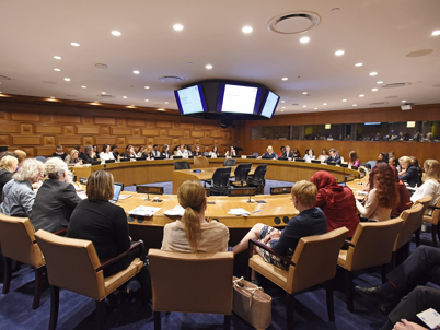 People in a conference room (photo)
