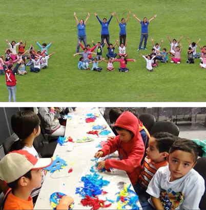 Children of employees at SCA&rsquo;s facility in Sahag&uacute;n in Mexico (photo)