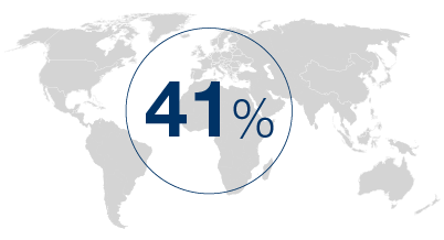 Personal Care – Emerging markets accounted for (map)