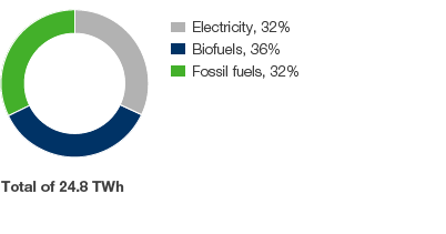 Energy consumption (pie chart)