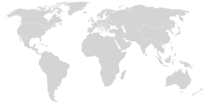 SCA Hygiene solutions (worldmap)