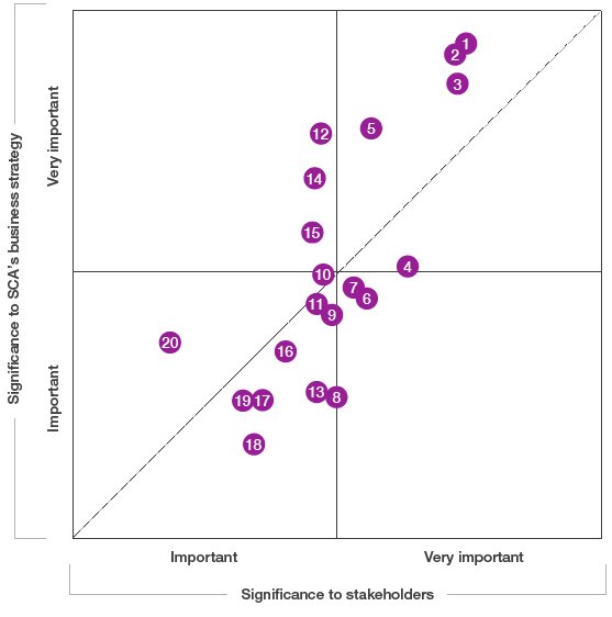 Materiality analysis (graphic)